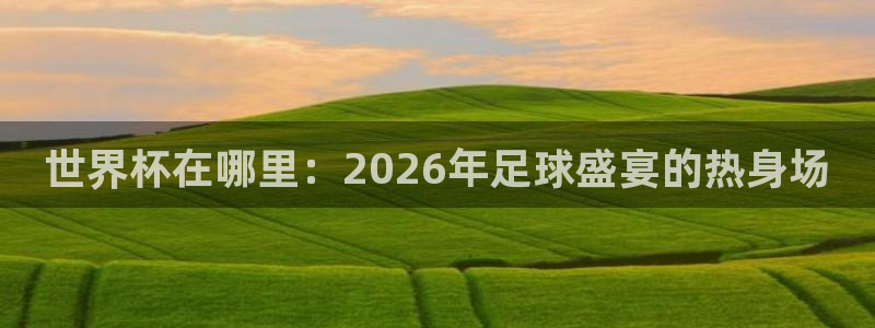 世界杯2026赛制：世界杯在哪里：2026年足球盛宴的热身场